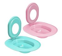 Système d'entraînement aux toilettes pour chats - Entraîneur de bac à litière, pot de siège d'urinoir réutilisable, bac à litière pour chat, entraîneur d'hygiène pour l'apprentissage de la propreté de