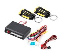 Système d'entrée sans clé d'alarme de voiture universel et kit de verrouillage centralisé avec télécommande, recherche de véhicule sonore et lumineuse, indicateur d'état LED,