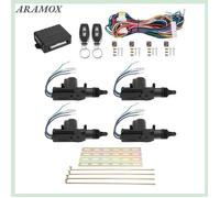 Système d'entrée sans clé de télécommande de verrouillage central avec indicateur LED 2 contrôleurs 12V avec sans fil pour la