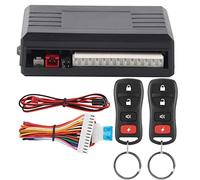 Système d'entrée sans clé universel pour voiture et kit de verrouillage central des portes avec télécommande pour véhicules - Comprend un déverrouillage du coffre et une fonction