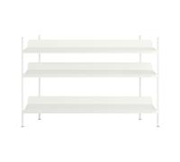Système d'étagères Compile Configuration 2 3 shelves/frame white