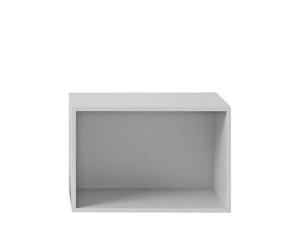 Système D'étagères Empilées Muuto avec Plaque Arrière , Grand , Gris