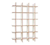 Système d'étagères Solo module 12 WxHxD 140x210x35cm
