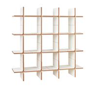 Système d'étagères Solo module 8 WxHxD 140x140x35cm