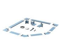 Système d'étanchéité Bette pour receveurs de douche pentagonaux, 1200x150x2mm, B57-0374