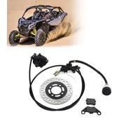Système D'étrier de Frein à Disque Arrière Hydraulique Go Kart, Kit de Frein Go Kart pour 50 Cc 110 Cc 125 Cc 150 Cc 200 Cc 250 Cc Dirt Bike Quad ATV Go Kart, Freins Go Kart,