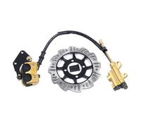 Système d'étrier de frein hydraulique pour moto, pour Dirt Bike, Kit de frein hydraulique à disque arrière, 49-125ccm Rotor de disque de frein