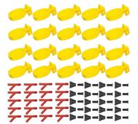 Système d'hydratation sans effort pour cailles et pigeons - Abreuvoir automatique pour un entretien facile des oiseaux (20 pièces)