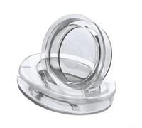 Système d'œillets pour parapluie en deux parties avec base en silicone et capuchon en acrylique pour une meilleure protection de table