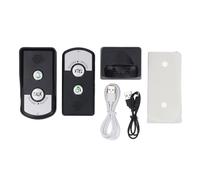 Système d'interphone sans Fil avec Protection IP54 et Communication vocale bidirectionnelle - Kit de Sonnette de Porte à Deux canaux 410-490 MHz pour Laboratoire, Bureau et