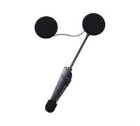 Système d'interphone sans fil bidirectionnel pour motocyclistes - Microphone antibruit et appels mains libres sous la pluie ou le soleil - 13 x 10 x 3,8 cm
