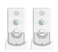 Système d'interphone sans fil, communication vocale bidirectionnelle avec portée de 1 km, mode appel sonnerie, batterie 1800 mAh, unité extérieure en ABS pour la sécurité à domicile et au travail