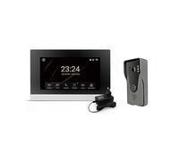 Système d'interphone vidéo 1080P interphone for la maison sans fil sonnette vidéo intelligente avec sonnette filaire TUYA APP(H-R6-P356B-M503BA)