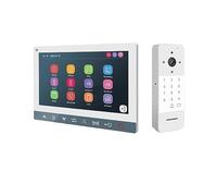 Système D'interphone Vidéo 1080P Sans Fil WiFi Visiophone For Sonnette À Domicile Avec Détection De Mouvement Déverrouillage RFID Affichage Clair Protection Contre Intempéries(H-Z6-P221W-M710WA)