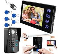 Système d'interphone vidéo LCD avec écran tactile et caméra de sécurité à domicile, housse de pluie pour une meilleure protection de la maison