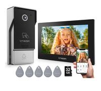 Système d'interphone vidéo numérique pour la maison, moniteur sans fil WIFI 7 pouces, caméra de portier 1080P, sonnette vidéo, déverrouillage par carte Tuya 1M1D