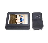 Système D'interphone Vidéo, Système D'interphone Vidéo de 4,3 Pouces, Kits de Caméra HD Grand Angle 5MP et 120 °, Système de Caméra de Porte D'entrée à Vision Nocturne pour Villa