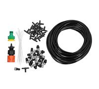 Système d'irrigation, 20 m de tuyau système d'irrigation de jardin Kit de buse d'arrosage de brumisation accessoire d'arrosage de refroidissement pour les semis de serre