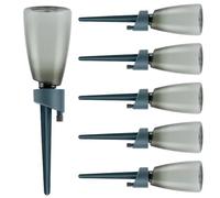 Système d'irrigation automatique des - Kit de pic de bouteille - Arrosage à libération lente - Balcon intérieur - Installation en plein air - Appareil de contrôle de l'humidité réglable avec