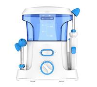 Système d'irrigation des Sinus nasaux, Nettoyeur de Nez électrique avec régulation de Tension Continue à 10 Vitesses, buse rotative à 360°, Conception de Base antidérapante, soulag