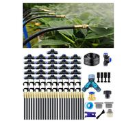 Système d'Irrigation Goutte-à-Goutte, Arrosage Automatique de Jardin, Arroseur 360° Réglable,Buse de Brumisation Haute Performance pour Plantes en Pot, Jardin et Balcon