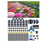 Système d'Irrigation Goutte-à-Goutte, Arrosage Automatique de Jardin, Buse Brumisatrice Réglable 360°, Tête d'Arroseur Rotative à Haut Débit pour Jardin, Terrasse et Plantes en Pot