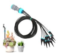 Système d'irrigation goutte à goutte - Arroseur à libération lente 10 têtes - Émetteurs d'arrosage de jardin - Kit d'arrosage automatique goutte à goutte avec utilisation pour extérieur, cour, pelouse