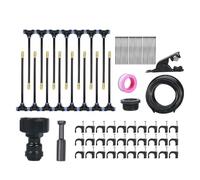 Système d'irrigation goutte à goutte automatique et réglable Diffuseur | Kit d'irrigation goutte à goutte avec système d'irrigation pour lits surélevés allées pelouses fermes serre agriculture
