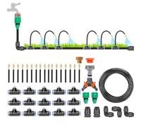 Système d'irrigation goutte à goutte avec buse de pliage à 360 degrés et contrôleur intelligent pour jardin et serre