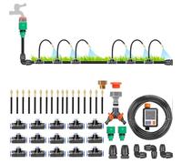 Système d'irrigation goutte à goutte avec buse de pliage à 360 degrés et contrôleur intelligent pour jardin et serre