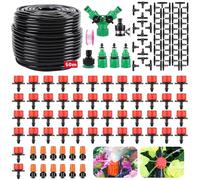 Système d'irrigation Jardin,201 Pièces Kit Arrosage Automatique,50M Arrosage Automatique pour Jar,Irrigation Jardin，Convient pour le Jardin, la Pelouse, le Refroidissement