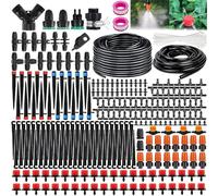 Système d'irrigation Jardin, 310Pcs Kit d'irrigation Goutte, 60m+20m Kit Arrosage Automatique, Kit d'irrigation Goutte à Goutte Système d'irrigation pour Jardin pour Jardin pelouse Serre Plantes