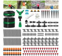 Système d'irrigation Jardin, 315Pcs Kit d'irrigation Goutte, Kit d'irrigation Goutte à Goutte Automatique avec 60m + 15m Tuyau, Kit arrosage Automatique pour Jardin pelouse Serre Plantes