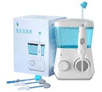 Système d'irrigation nasale pulsant pour le nez - Nettoyeur de nez électrique Neti Pot - Machine de rinçage nasal pour sinus, nez bouché et soulagement des allergies - Kit de rinçage des sinus nasaux