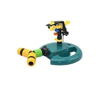 Système d'irrigation par aspersion de pelouse de jardin Arroseur à bascule de pelouse de jardin à angle réglable avec support, tête d'arrosage rotative à chaîne, arrosage de ferme 1PCS(1I2 x 1I2 hose)