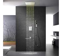 Système Douche à Main avec télécommande Couleurs LED de cuivre Coupper Color Splay Top Spap Spray Spaping Hand