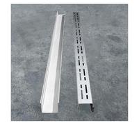 Système Drainage de Tranchée sur Mesure Grille de Drainage pour Gouttière Convient Aux Jardins, Garages, Espaces Extérieurs et Centres Commerciaux(1.5m,70x30mm)