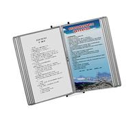 Système Dréférence Mural - Tableau Daffichage 20-A4 Panneaux, Organisateur Consultations Bureau, Pupitre Mural Réglable, Pour Les Présentations Gestion Documents(B)