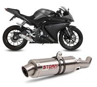 Systeme Echappement Complet Storm by Mivv Gp Acier Yamaha Yzf R125 2014 > 2018