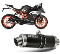 Systeme Echappement Complet Storm by Mivv Gp Nero Acier Ktm Rc 125 2014 > 2016