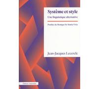 Système et style: Une linguistique alternative