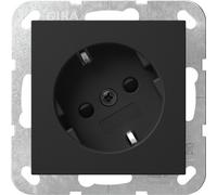 Système Gira 55 Prise De Sécurité Angulaire À 30 Degrés Noir Mat - 4418005