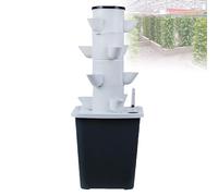 Système hydroponique aéroponique - Rendements 30 % plus élevés, conception compacte de 0,2 m² - Culture hors-sol avec circulation automatique - Cultivez du basilic et des tomates dans la cuisine ou au