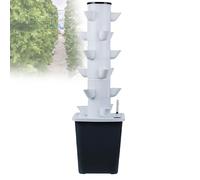 Système hydroponique aéroponique - Rendements 30 % plus élevés, conception compacte de 0,2 m² - Culture hors-sol avec circulation automatique - Cultivez du basilic et des tomates dans la cuisine ou au