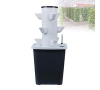 Système hydroponique aéroponique - Rendements 30 % plus élevés, conception compacte de 0,2 m² - Culture hors-sol avec circulation automatique - Cultivez du basilic et des tomates dans la cuisine ou au
