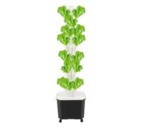 Système hydroponique vertical de 50, jardin intérieur de 10 pieds avec pompe et roues. Cultivation insolue pour les herbes, les légumes. Conception compacte, mobilité facile. Cultive des produits frai