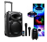 Système karaoké mobile - IBIZA SOUND - PORT10VHF-BT - 500W - Batterie rechargeable - Bluetooth