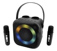 Système karaoké soundmaster BT2024SW avec microphone, rechargeable noir