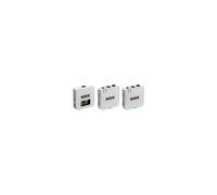Système micro sans fil RØDE Wireless GO III récepteur + 2 émetteurs écran LCD couleur 3 unités Blanc
