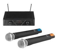 Système microphone sans fil 2 canaux Monacor txs812set G